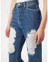 Trendyol Jeans albastru / alb - Pled.ro