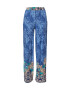 Trendyol Pantaloni albastru / bleumarin / maro deschis / verde jad - Pled.ro