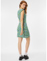 Trendyol Rochie bej / verde / mov deschis / alb - Pled.ro