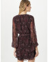 Trendyol Rochie tip bluză mov prună / roșu / roșu burgundy / alb - Pled.ro