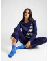 TRIUMPH Pijama 'Winter Moments' albastru / roz / alb - Pled.ro