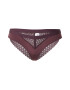 TRIUMPH Slip 'Aura' roșu burgundy - Pled.ro