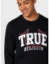 True Religion Bluză de molton roșu cireș / negru / alb - Pled.ro