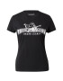 True Religion Tricou negru / alb - Pled.ro