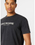 True Religion Tricou negru denim / alb - Pled.ro