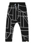 Turtledove London Pantaloni 'GEO' negru / alb - Pled.ro