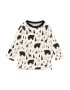 Turtledove London Tricou 'BEAR WOODS' ecru / negru - Pled.ro