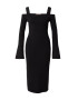 Twinset Rochie tricotat negru - Pled.ro