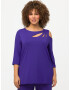 Ulla Popken Tricou albastru violet - Pled.ro