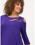 Ulla Popken Tricou albastru violet - Pled.ro