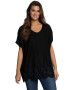 Ulla Popken Tricou negru - Pled.ro