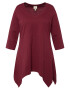 Ulla Popken Tricou roșu burgundy - Pled.ro