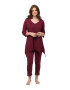 Ulla Popken Tricou roșu burgundy - Pled.ro