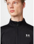 UNDER ARMOUR Bluză cu fermoar sport gri / negru / alb - Pled.ro