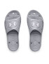 UNDER ARMOUR Flip-flops gri / alb - Pled.ro