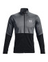 UNDER ARMOUR Bluză cu fermoar sport gri închis / negru / alb - Pled.ro