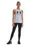 UNDER ARMOUR Sport top gri amestecat / negru - Pled.ro