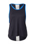 UNDER ARMOUR Sport top 'Knockout' albastru / negru / alb - Pled.ro