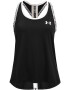 UNDER ARMOUR Sport top 'Knockout' negru / alb - Pled.ro