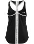 UNDER ARMOUR Sport top 'Knockout' negru / alb - Pled.ro