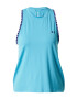 UNDER ARMOUR Sport top 'Knockout Novelty' albastru regal / cyan / alb - Pled.ro