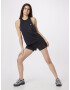 UNDER ARMOUR Sport top 'Knockout Novelty' negru / alb - Pled.ro