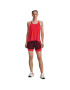 UNDER ARMOUR Sport top 'Knockout' roșu / negru / alb - Pled.ro