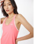 UNDER ARMOUR Sport top 'Knockout' roz / alb - Pled.ro