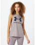 UNDER ARMOUR Sport top mauve / negru - Pled.ro