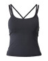 UNDER ARMOUR Sport top 'Meridian' negru / alb - Pled.ro