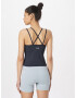 UNDER ARMOUR Sport top 'Meridian' negru / alb - Pled.ro