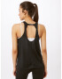 UNDER ARMOUR Sport top negru / alb - Pled.ro