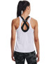 UNDER ARMOUR Sport top negru / alb - Pled.ro