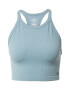 UNDER ARMOUR Sport top 'Rush' albastru fumuriu / gri / negru - Pled.ro