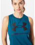 UNDER ARMOUR Sport top verde petrol / negru - Pled.ro