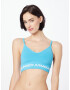 UNDER ARMOUR Sutien sport azuriu / alb - Pled.ro