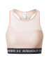 UNDER ARMOUR Sutien sport maro deschis / negru - Pled.ro