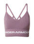 UNDER ARMOUR Sutien sport mov zmeură / alb - Pled.ro