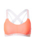 UNDER ARMOUR Sutien sport portocaliu somon / alb - Pled.ro