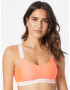 UNDER ARMOUR Sutien sport portocaliu somon / alb - Pled.ro