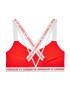 UNDER ARMOUR Sutien sport roșu orange / alb - Pled.ro