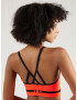 UNDER ARMOUR Sutien sport roșu orange / negru - Pled.ro