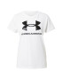 UNDER ARMOUR Tricou funcțional 'Live' negru / alb - Pled.ro