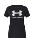 UNDER ARMOUR Tricou funcțional negru / alb - Pled.ro