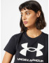 UNDER ARMOUR Tricou funcțional negru / alb - Pled.ro