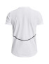 UNDER ARMOUR Tricou funcțional negru / alb - Pled.ro