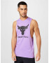 UNDER ARMOUR Tricou funcțional 'ROCK BRAHMA BULL' mov deschis / negru - Pled.ro