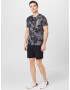 UNDER ARMOUR Tricou funcțional 'Run Anywhere' gri / verde neon / negru - Pled.ro