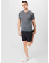 UNDER ARMOUR Tricou funcțional 'Streaker' gri fumuriu / alb - Pled.ro