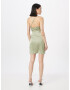 Unique Rochie de cocktail verde pastel - Pled.ro